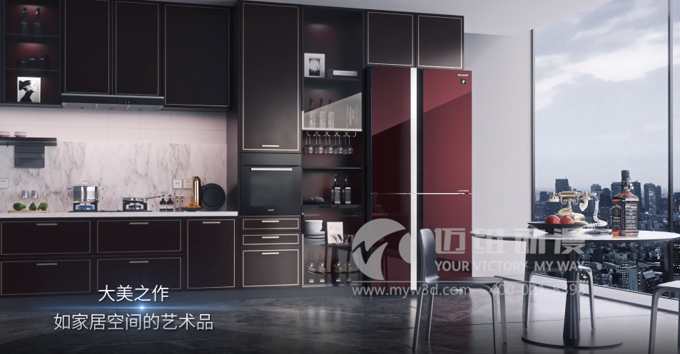 夏普冰箱產品動畫(圖1)