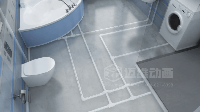 三維動畫如何重塑管道行業(yè)營銷格局？深度解析家裝管材3D可視化傳播利器(圖6)